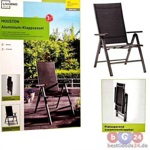 Alu klappsessel gartenstuhl - klappsessel,