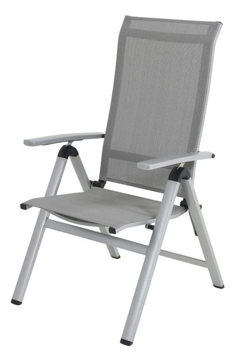 Mwh klappsessel widoo - klappsessel, silber