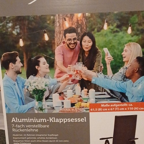 Leen aluminium klappsessel - leen, aluminium-klappsessel