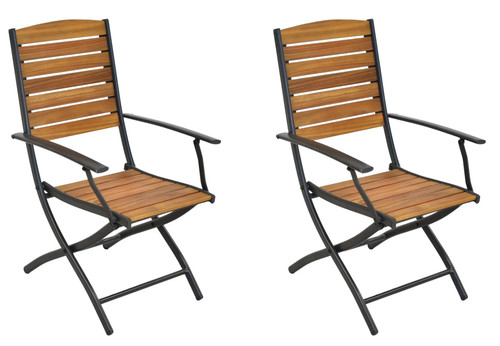 Gartenstuhl 2er set 62x54x96 - 2er, 62x54x96,5